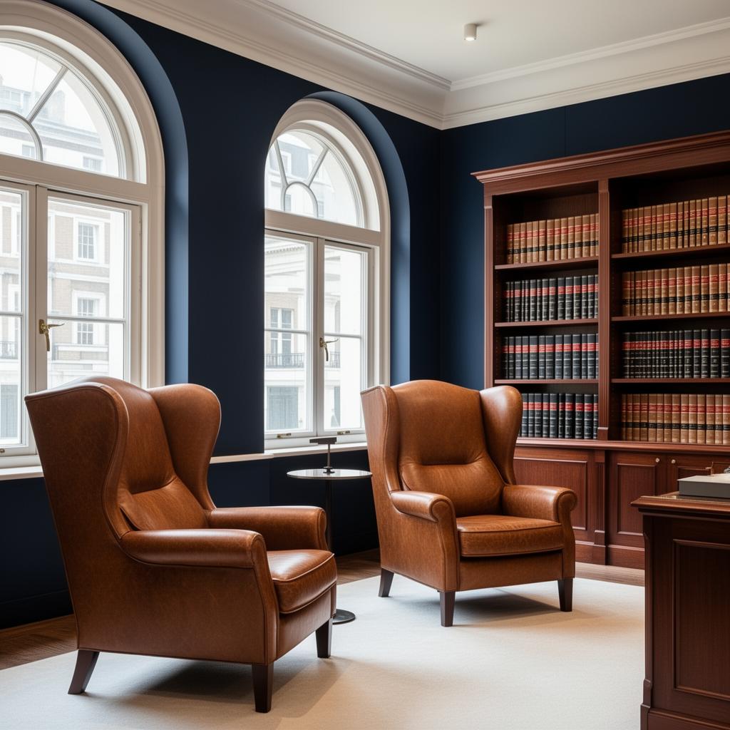 Library reading room at Ashcombe & Hale